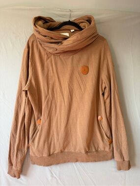Wanakome Womens Luxe Pullover Hoodie XXL Mocha Outdoors Hiking Stretchy READ